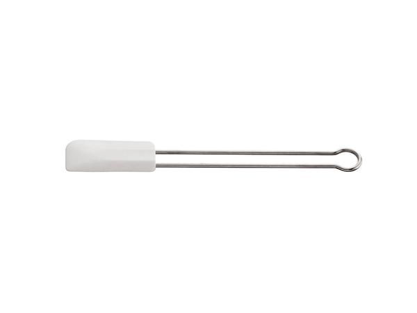 Spatula/dough scraper narrow 26 cm Steel/White
