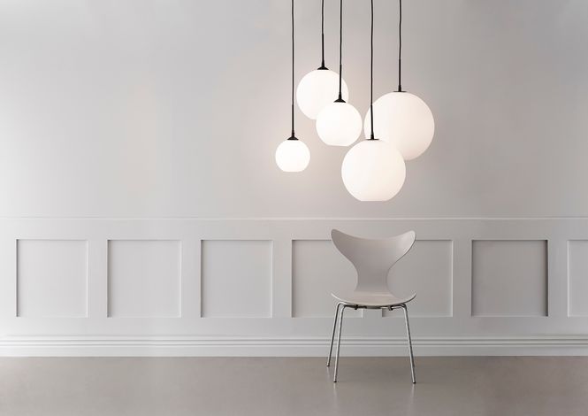 Hovedbilde Belid Capo Pendel Ø30 Sort Opal Glass