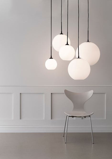 Hovedbilde Belid Capo Pendel Ø25 Sort Opal Glass