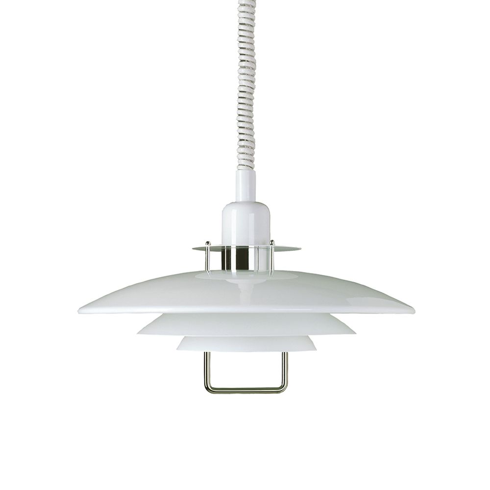 Belid Primus II Pendel Ø43cm E27 Hvit Krom