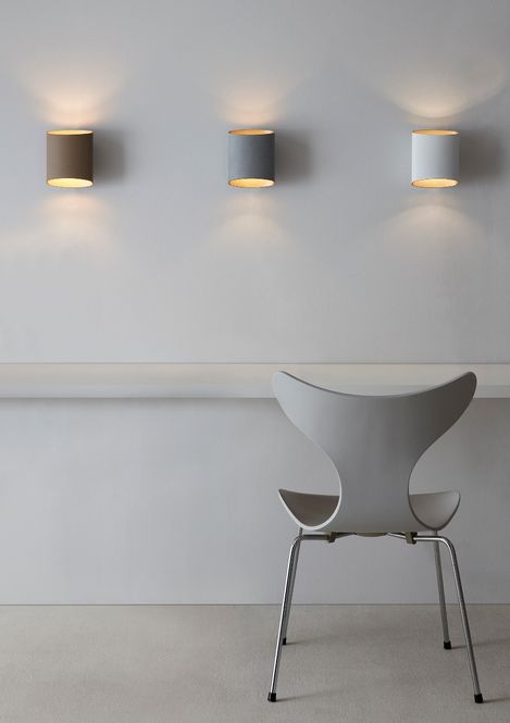Hovedbilde Belid Sinne Vegglampe Betong-Messing