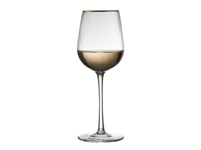 Hovedbilde Lyngby Glass Palermo Gold Hvitvinsglass 30 cl ...