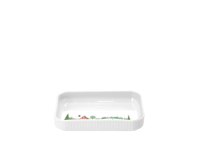Hovedbilde Pillivuyt Vinter Fat Hvit 18x12 cm
