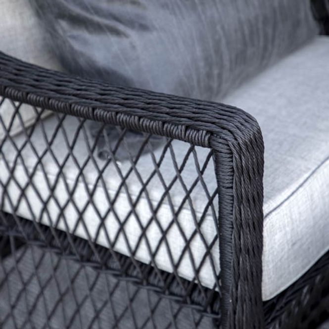 Hovedbilde Artwood Marbella Loungestol Black Twist