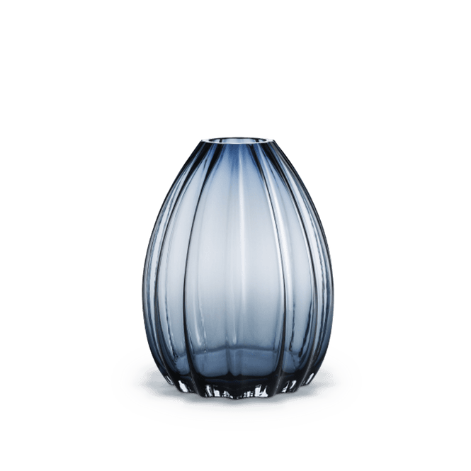 Hovedbilde Holmegaard 2Lip Vase mørk blå H34