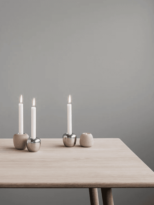 Hovedbilde Stelton Ora Lysestake H 6,5 cm Krom