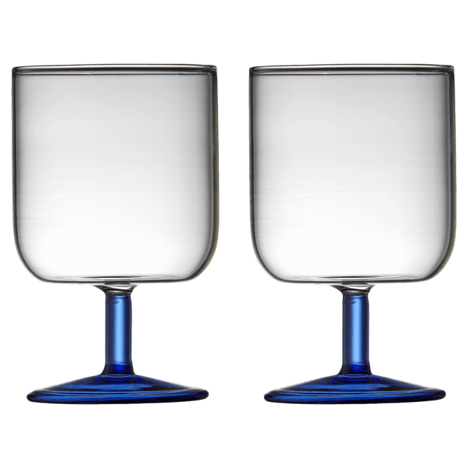 Hovedbilde Lyngby Glas Torino Vinglass 30 cl 2 stk Klar/Blå
