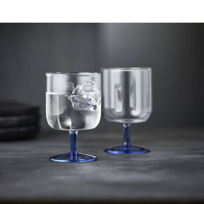 Hovedbilde Lyngby Glas Torino Vinglass 30 cl 2 stk Klar/Blå