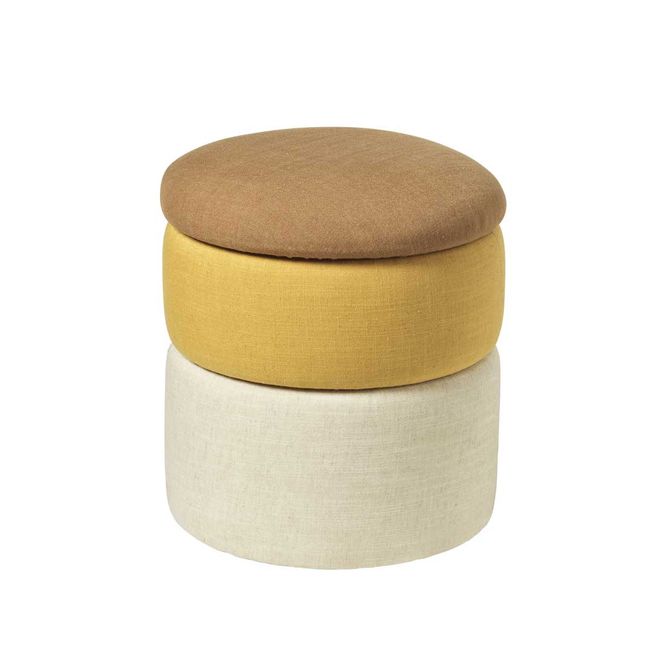 Hovedbilde Broste Copenhagen Pond Puff Oker Rund