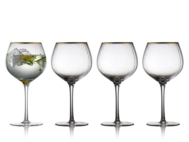 Hovedbilde Lyngby Glass Palermo Gold Gin & Tonic Glass 65 cl ...