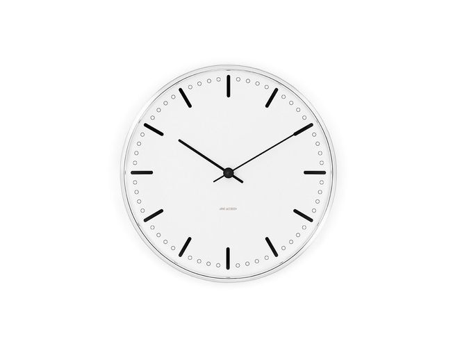 Hovedbilde Arne Jacobsen City Hall veggklokke 16,5 cm