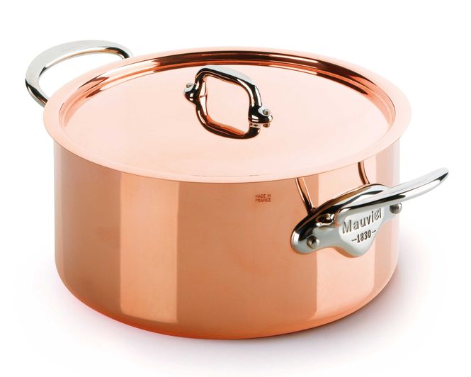 Hovedbilde Mauviel M'150s gryte med lokk kobber/stål - 3,2 ...