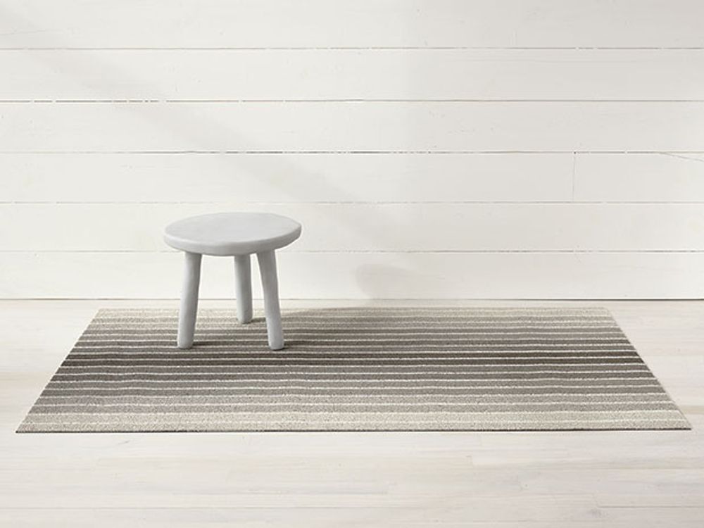 Chilewich Dørmatte Block Stripe Taupe