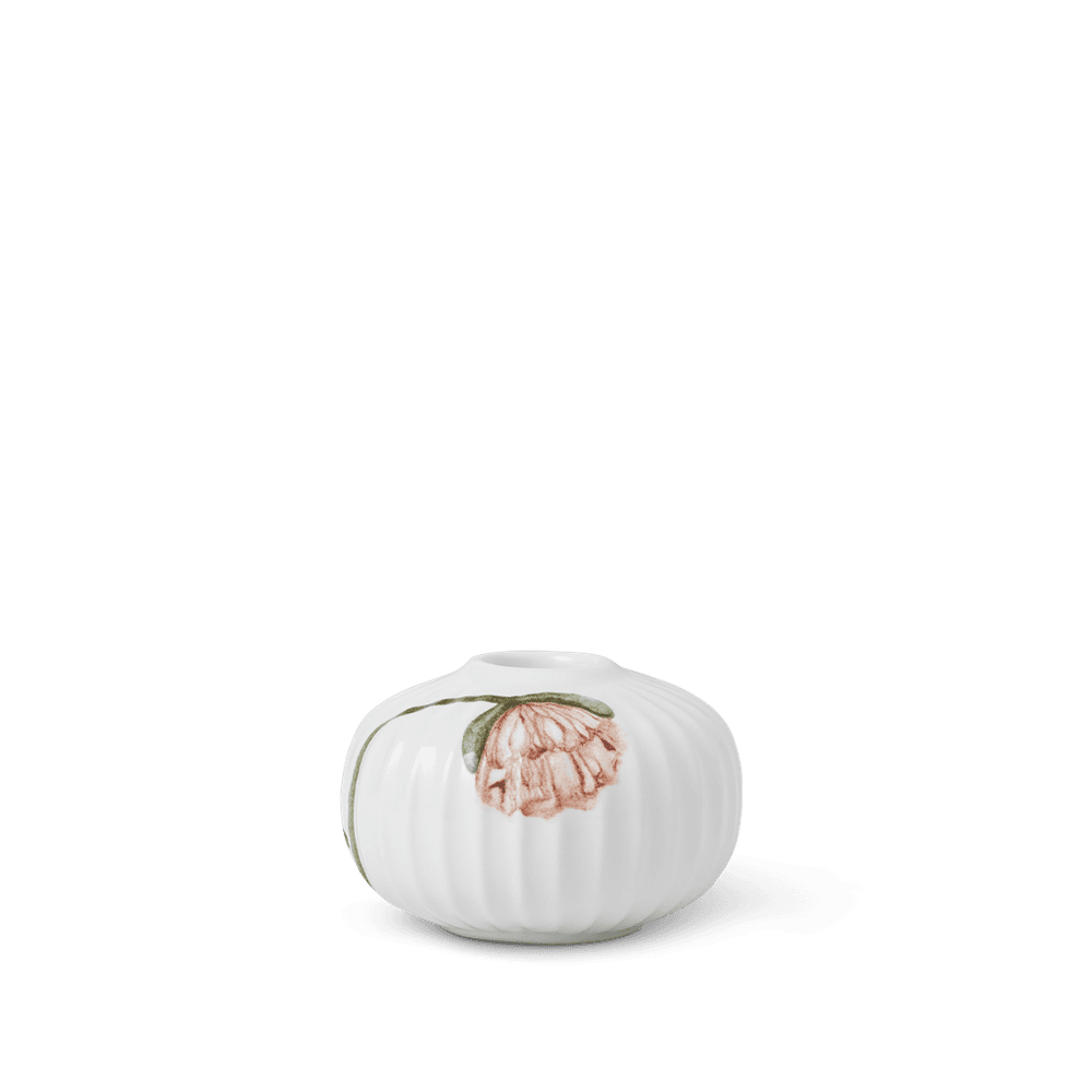 Kähler Poppy Lysestake Hvit Ø7,5 cm