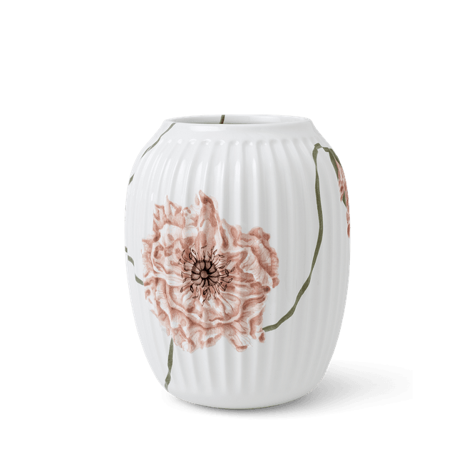 Hovedbilde Kähler Poppy Vase Hvit H21 cm