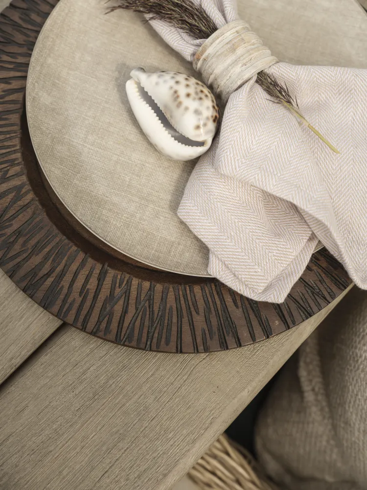 Halvor Bakke Lecce Tøyservietter 4-pk Beige