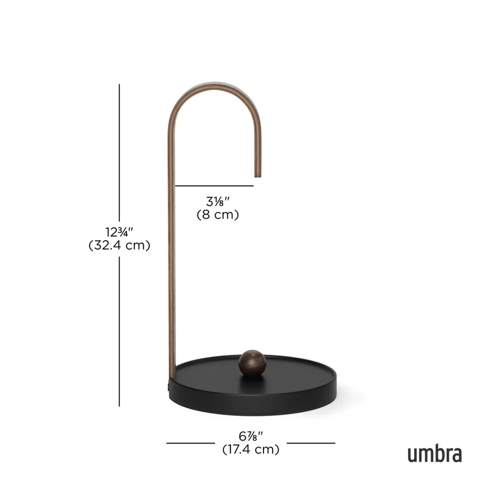 Umbra Bellwood Kjøkkenrullholder Sort/Valnøtt
