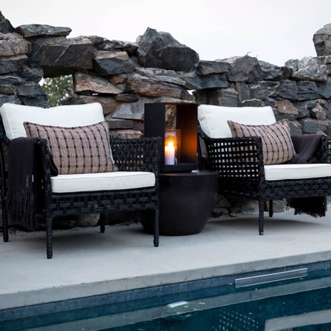 Hovedbilde Artwood Santa Monica Loungestol Classic Black