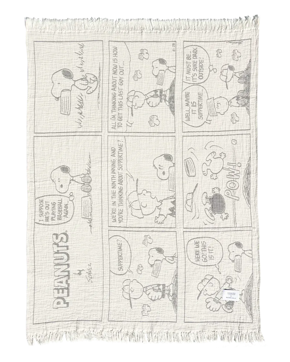 Maison Deux Peanuts Pledd Comic Baseball