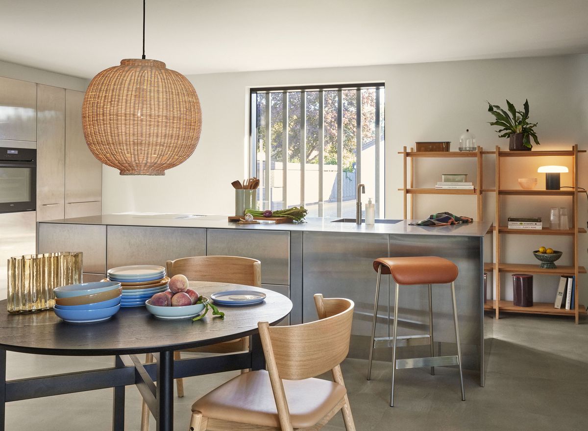 Hübsch Chand Pendel Rund Natur