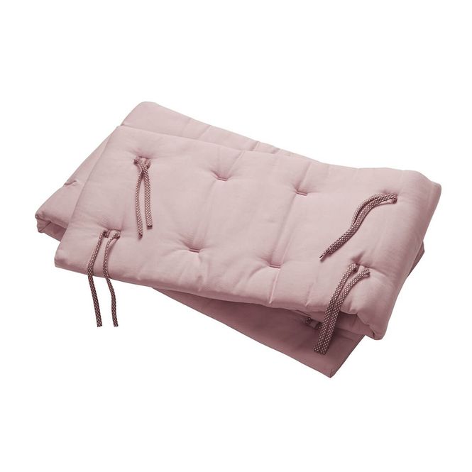 Hovedbilde Leander Linea Kantbeskyttelse til Babyseng Rosa