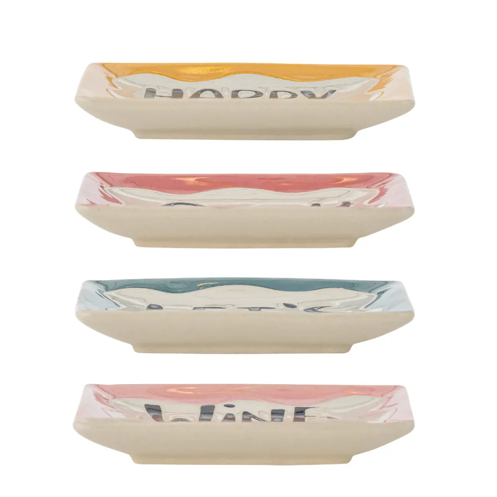 Bloomingville Soline Asjetter 4-pk Multicolor