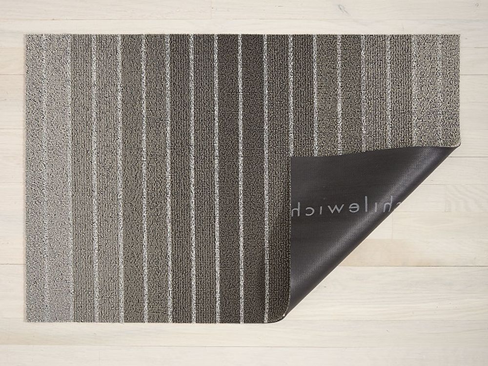 Chilewich Dørmatte Block Stripe Taupe