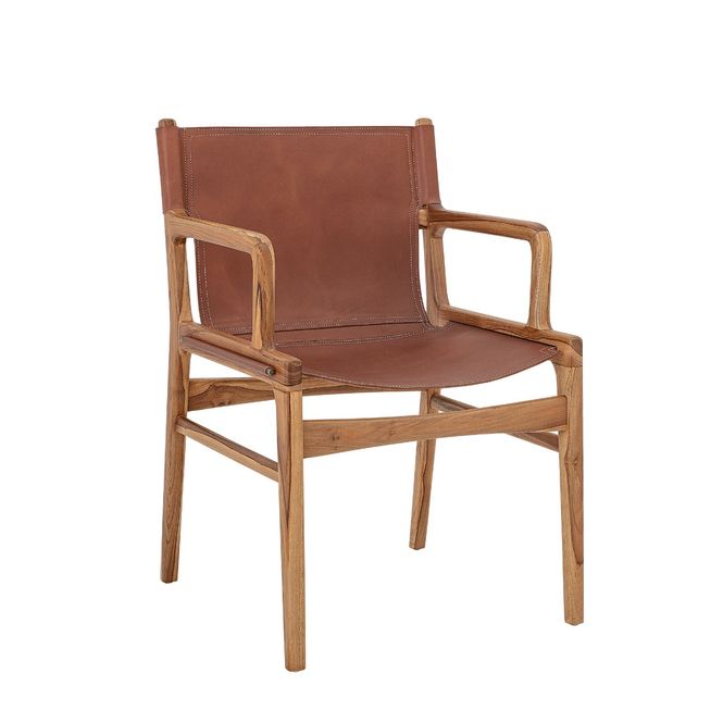 Hovedbilde Bloomingville Ollie Loungestol Skinn Brun
