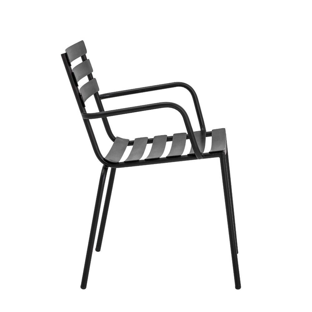 Bloomingville Monsi Utestol Sort 4 stk