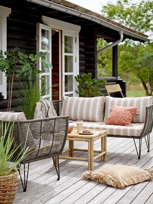 Hovedbilde Bloomingville Mundo Loungestol Grønn 2 stk