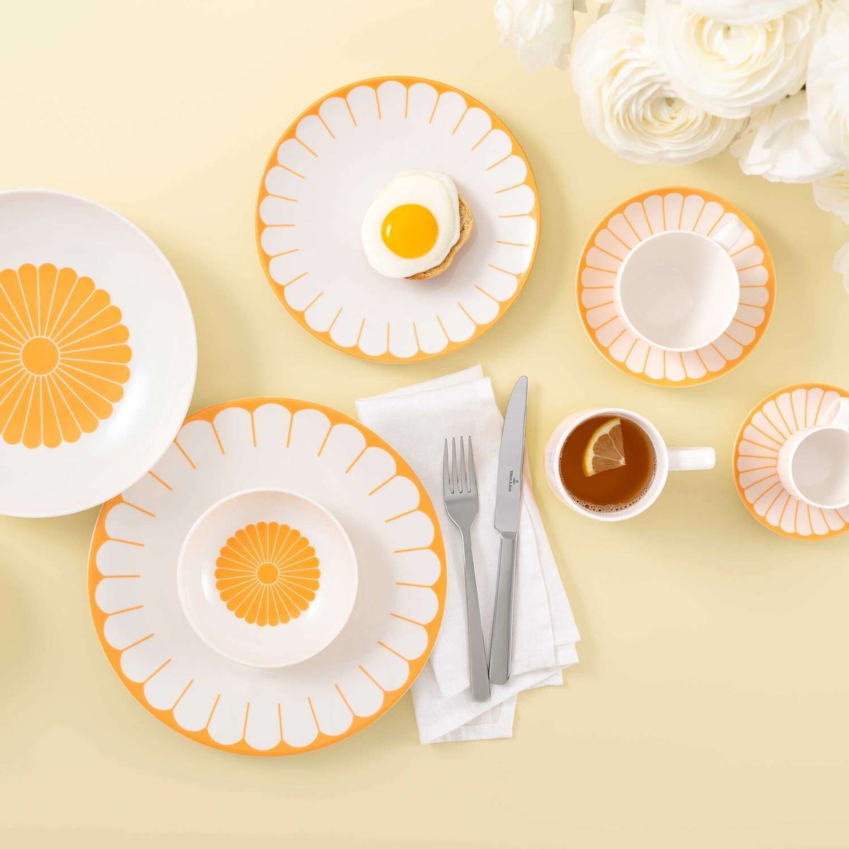 Villeroy & Boch Fleur Soleil Skål til Frokostkopp 17,5 cm