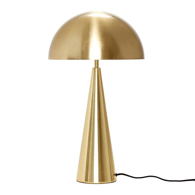 Hovedbilde Hübsch Mush Bordlampe Messing H50cm