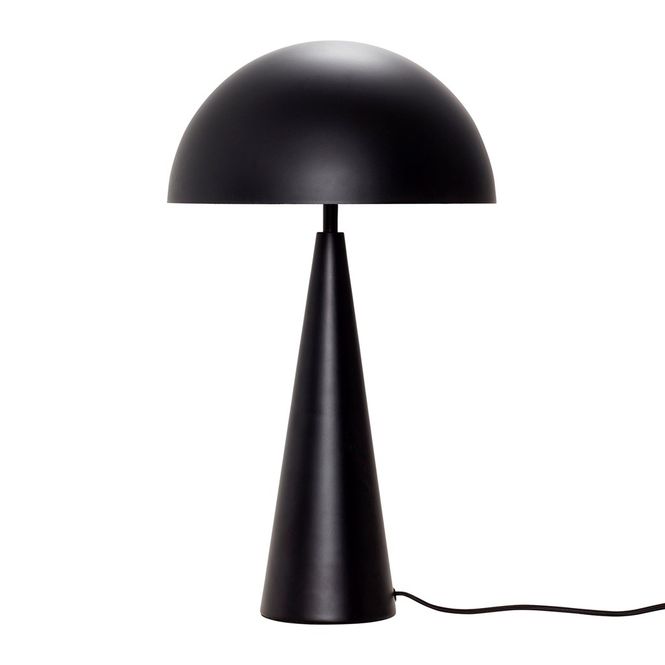 Hovedbilde Hübsch Mush bordlampe svart H50cm