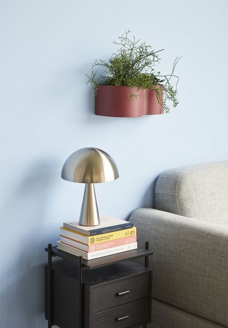 Hovedbilde Hübsch Mush bordlampe Nikkel 33 cm