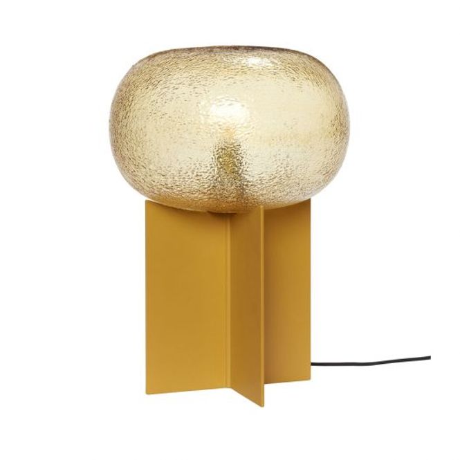 Hovedbilde Hübsch Podium Bordlampe Ravgul Natur FSC