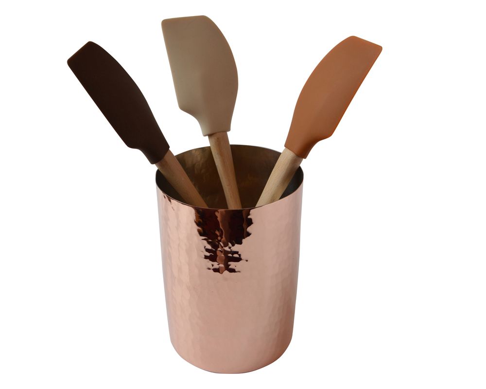 Mauviel Redskapskrukke hamret kobber - 12 cm