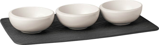 Hovedbilde Villeroy & Boch NewMoon Dipbolle 4-deler sett