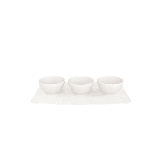 Hovedbilde Villeroy & Boch Manufacture Rock Blanc Dip sett 4 ...