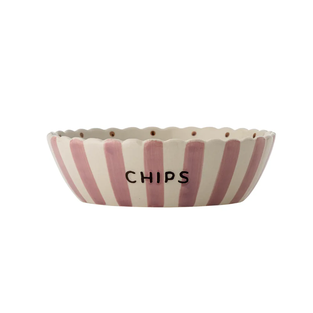 Bloomingville Chip Skål Chips Rosa