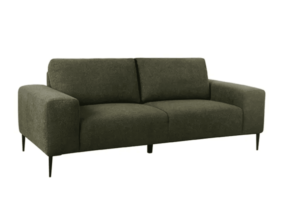 Trend Collection – Ferraro 3-seter sofa i boucle, Hunter Green