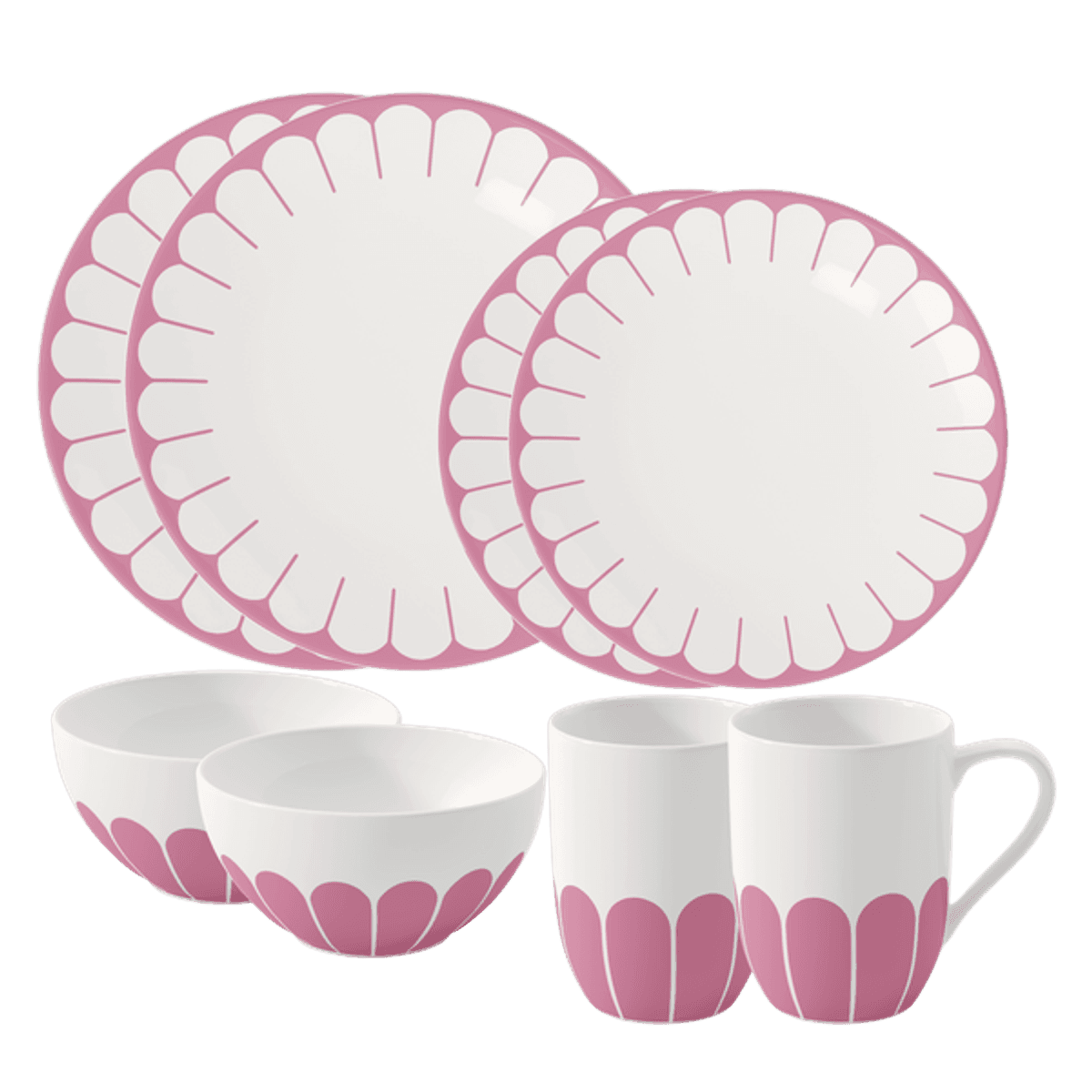 Villeroy & Boch Fleur Cassis Servisepakke 8 deler
