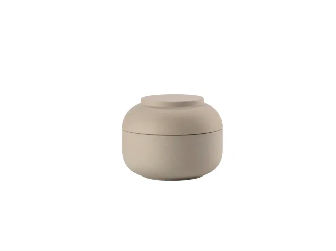 Hovedbilde Zone Denmark Sensu Krukke med lokk Taupe 10x7,5 ...