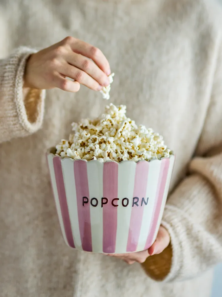 Bloomingville Chip Skål Popcorn Rosa