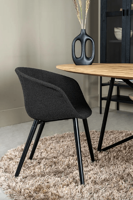 Hovedbilde Trend Collection EMORY Spisestol Svart 2 stk