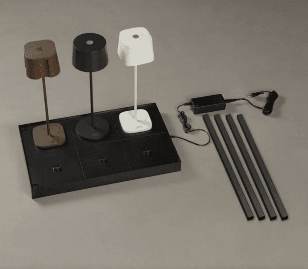 Trend Collection Ladeplate – for USB-lamper (6-laders)