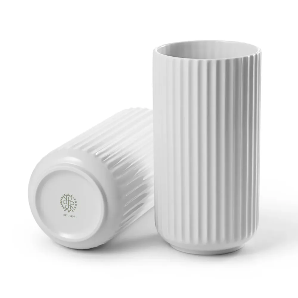 Lyngby Porcelæn Vase 25 cm Hvit