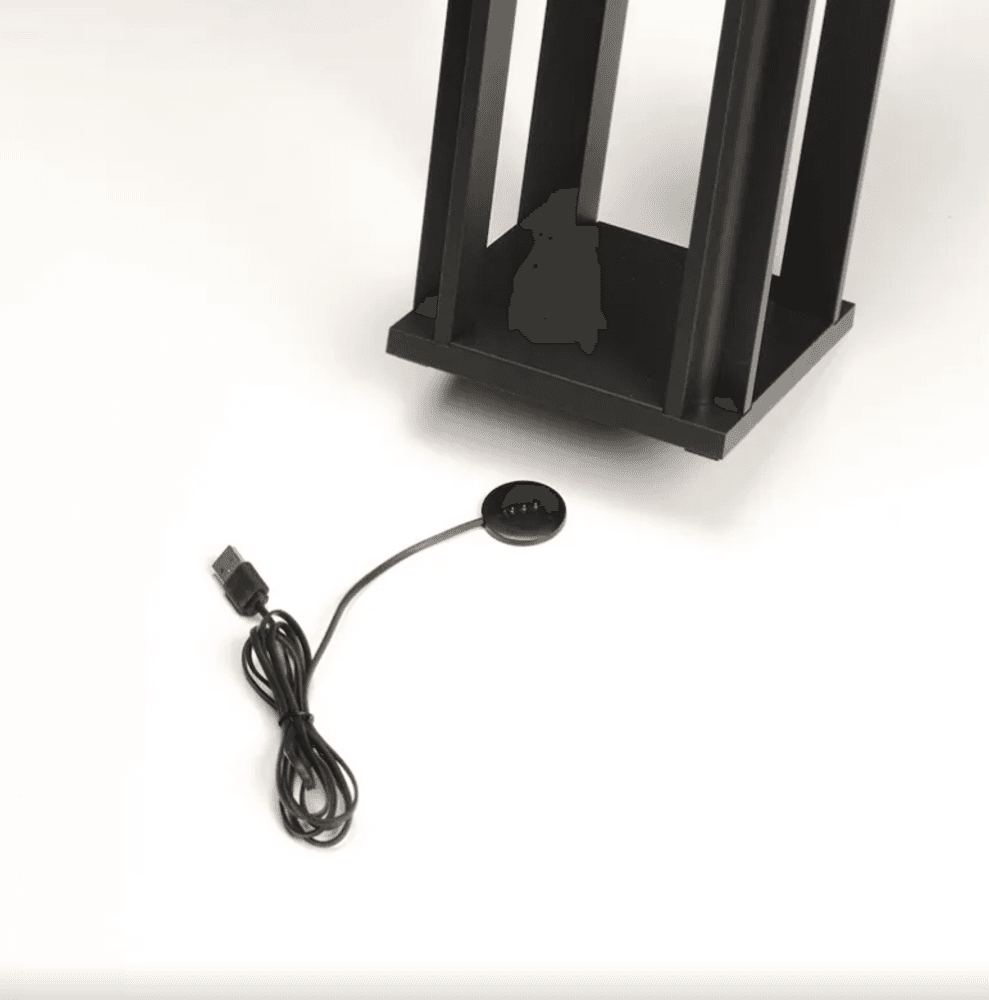 Trend Collection Cannes bord-/gulvlampe – oppladbar og dimbar, sort 42 cm