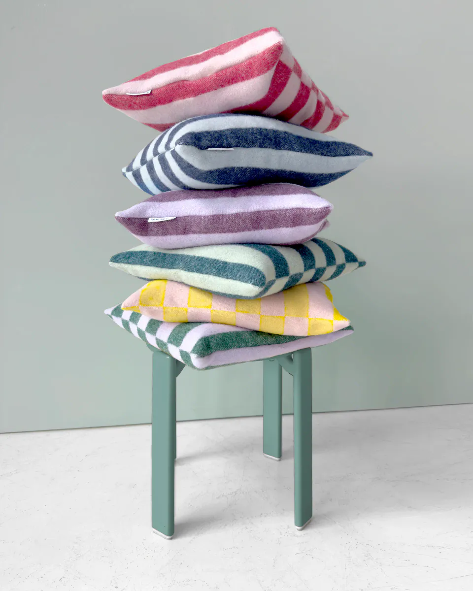 Maison Deux Candy Wrap Putetrekk 50x50 Rosa/Rød