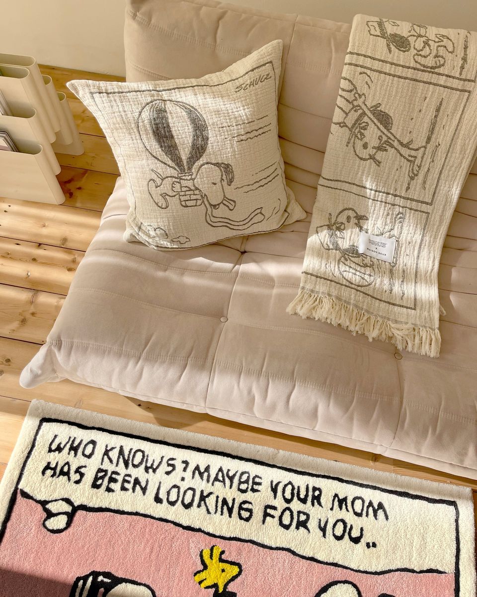 Maison Deux Peanuts Putetrekk Zeppelin 50x50