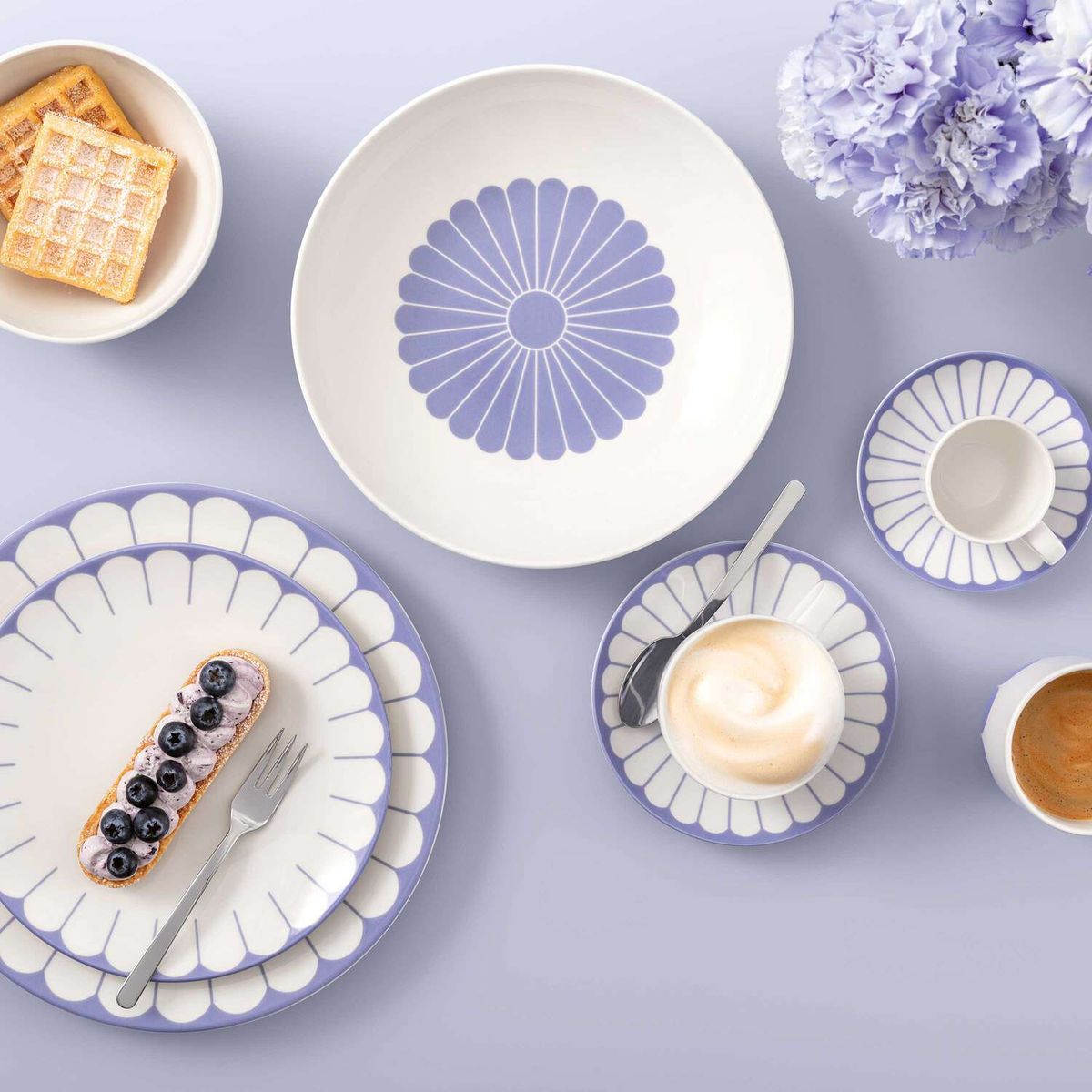 Villeroy & Boch Fleur Bleu Skål til Frokostkopp 17,5 cm